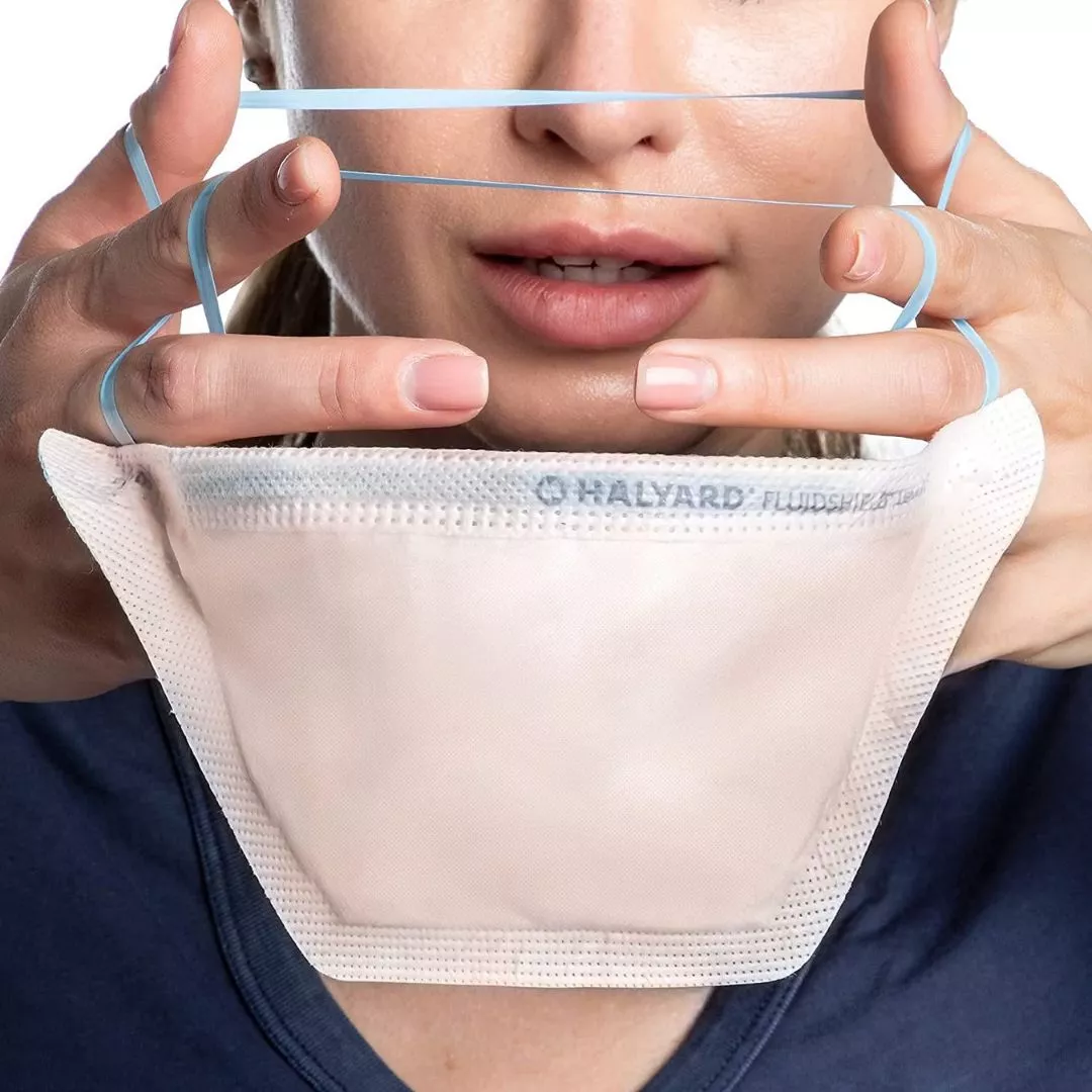 Halyard FLUIDSHIELD N95 Respirator and Surgical Mask