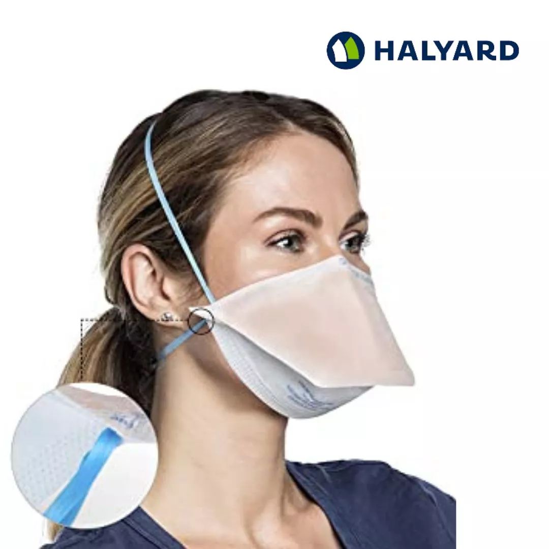 yuD421専用-ブラックのM Halyard FLUIDSHIELD N95 Respirator and Surgical Mask