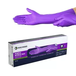 Halyard LAVENDER Nitrile Exam Gloves 250/box - AdvanTech