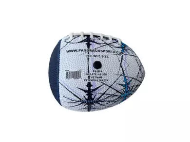 Peewee Rubber Passback Training Football (Ages 4-8)