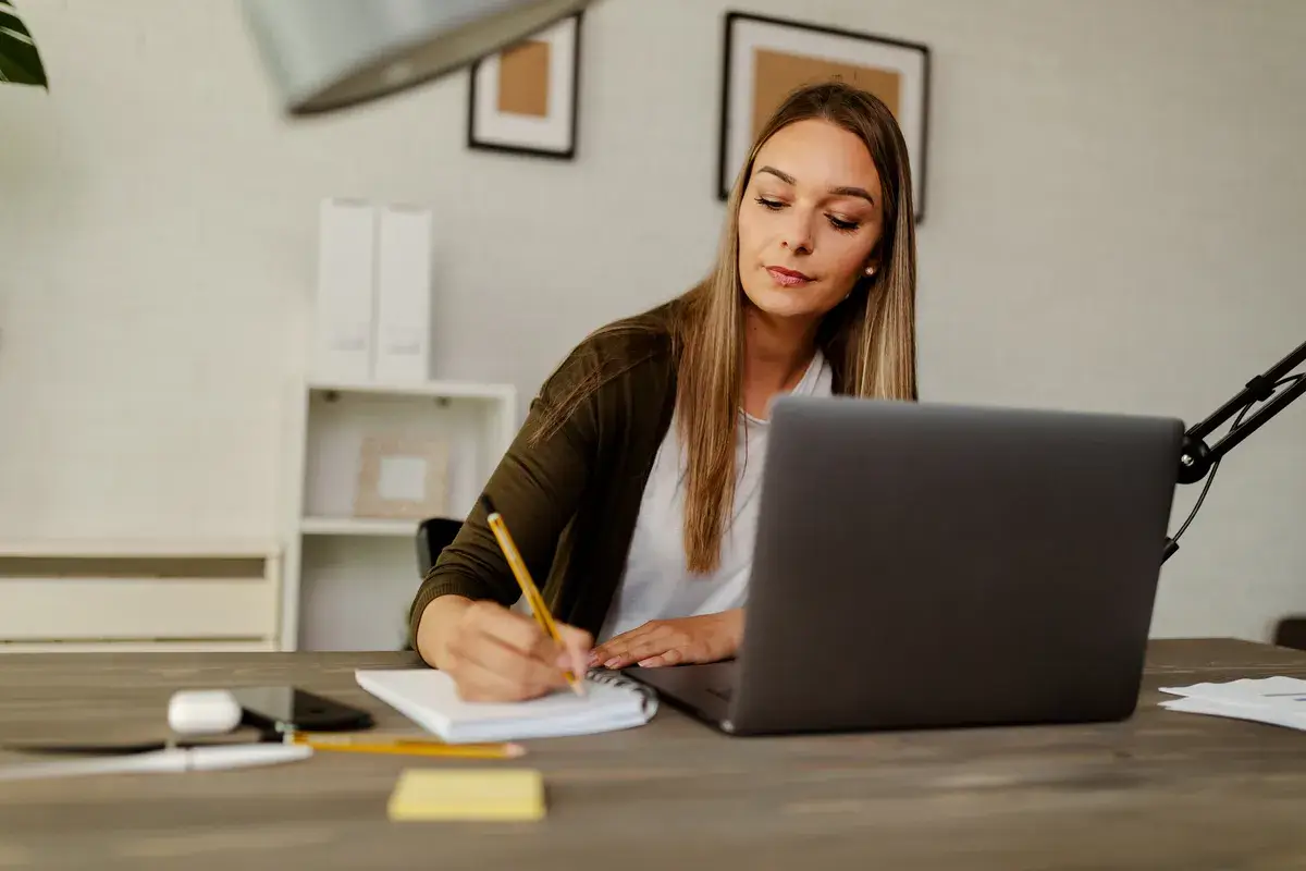 pensive-female-administrative-assistant