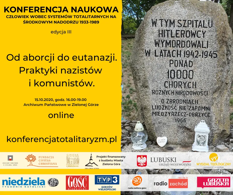 Plakat z zaproszeniem na konferencję.