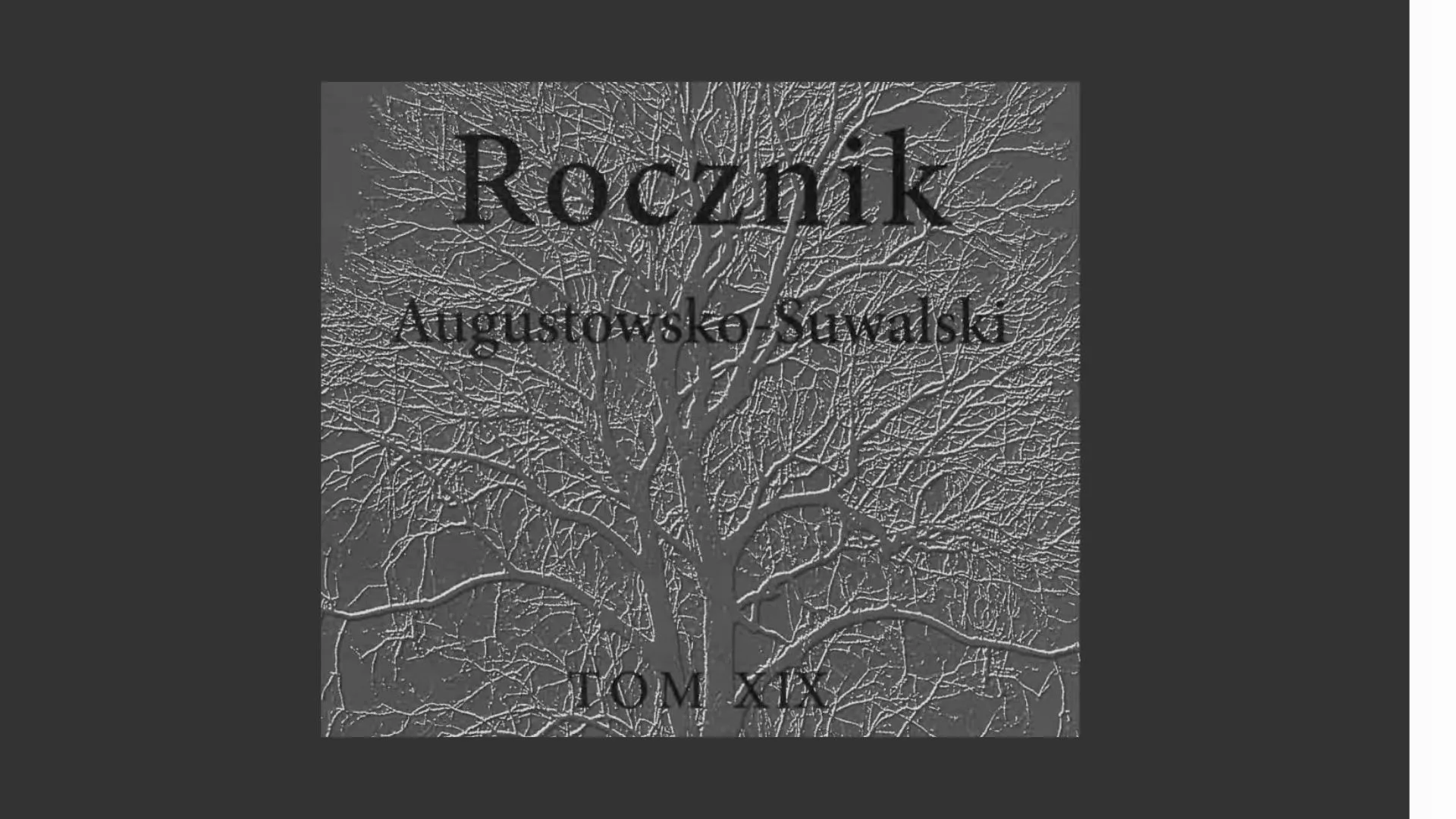 Promocja rocznika augustowsko-suwalskiego - okładka