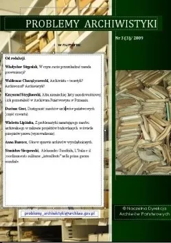 Problemy archiwistyki