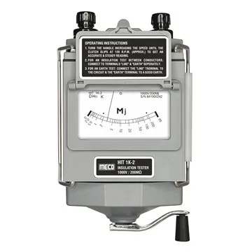 MECO HIT 5-2 Analog Insulation Tester (Hand Cranking Type)