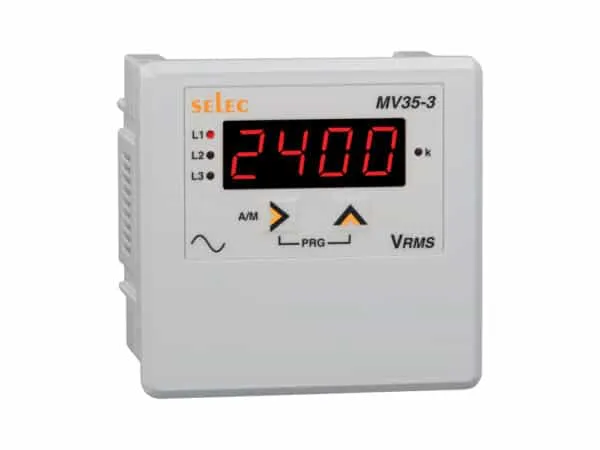 SELEC MV35-3-G-40/300V-CE Digital Voltmeter