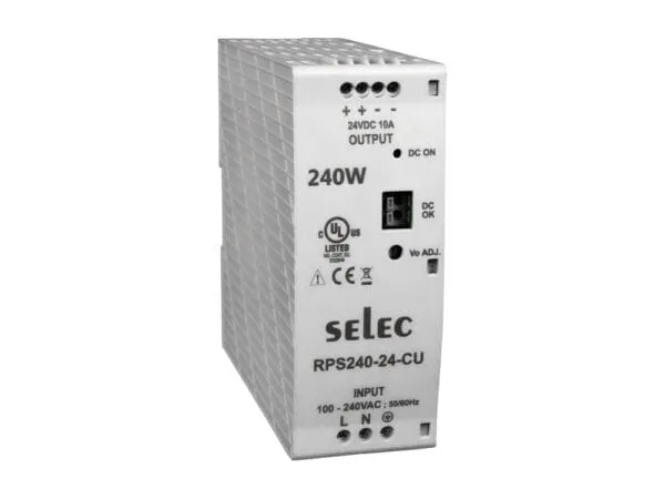 SELEC RPS240-24-CU Din Rail Mount Power Supply
