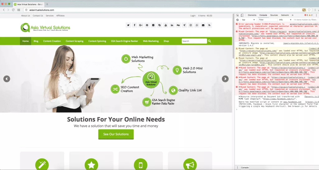 Mga error sa SSL Mga error sa SSL