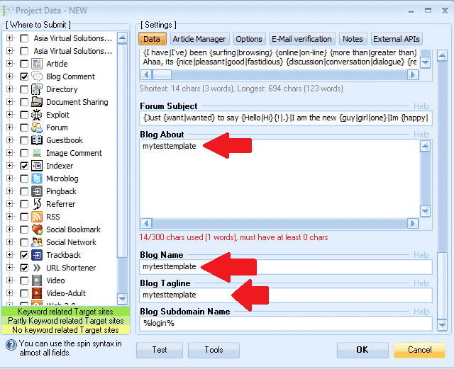 GSA搜索引擎排名项目模板 - 示例 2 GSA搜索引擎排名项目模板 - 示例 2