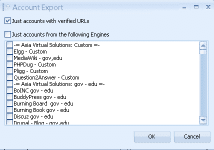 How To Reuse GSA Search Engine Ranker Accounts And Save Money And Time 3 How to reuse GSA Search Engine Ranker Accounts - Step 3