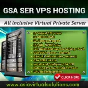 Asia Virtual Solutions – SEO Tools & GSA SER Services 26 GSA Search Engine Ranker VPS