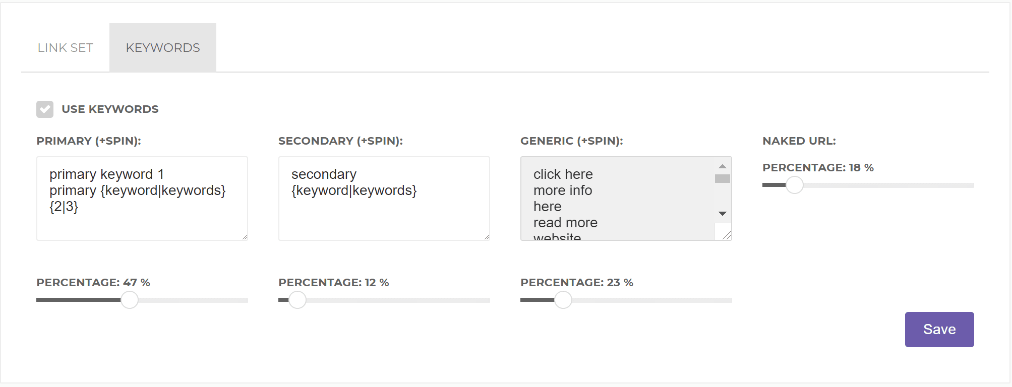 RankerX Link Set RankerX Link Set