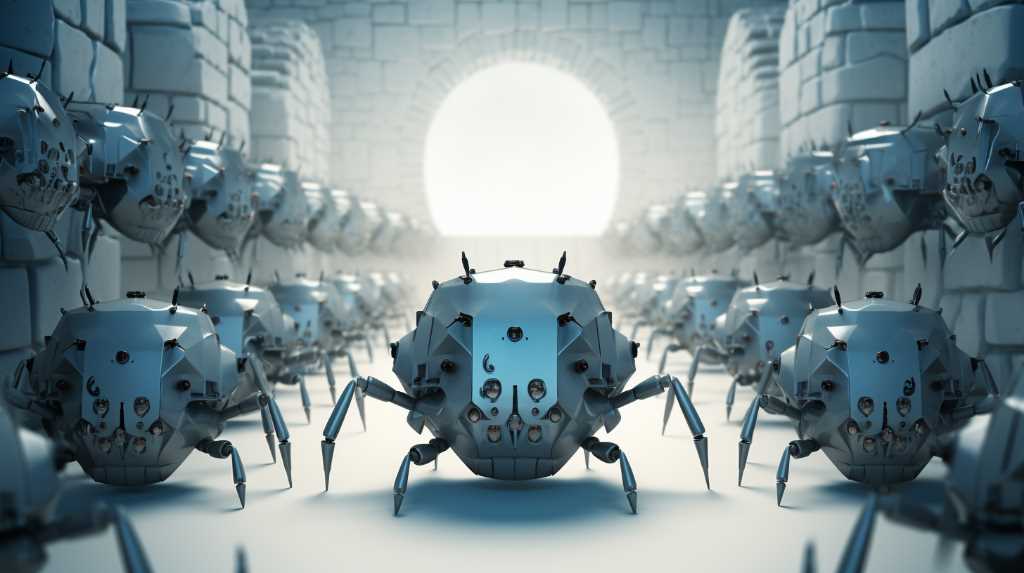 วิธีปกป้องเว็บไซต์ของคุณจากการถูกดึงข้อมูลโดยเครื่องมือ AI 3 กลุ่มหุ่นยนต์กำลังยืนอยู่ในห้อง ได้รับมอบหมายให้ปกป้องห้องนี้.