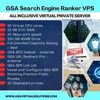 GSA Search Engine Ranker VPS (200 x 200) -3 14 Раскройте потенциал первоклассной SEO-оптимизации с помощью нашего VPS-сервера GSA Search Engine Ranker. Он оснащен 10 виртуальными ядрами ЦП, 12 ГБ оперативной памяти, NVME-накопителем на 150 ГБ и выделенными прокси-серверами, что позволит вывести вашу цифровую стратегию на новый уровень. Узнайте больше на asiavirtualsolutions.com.