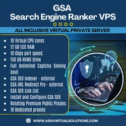 GSA Search Engine Ranker VPS (250 x 250) - 1 18 Discover the power of our GSA Search Engine Ranker VPS, featuring 10 CPU cores, 12 GB ECC RAM, a captcha solver, SEO indexer, and more. With a robust link list and 150 GB NVME storage, this VPS package is your ultimate tool for success. Visit asiavirtualsolutions.com to learn more.