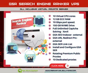 VPS-сервер для ранжирования поисковых систем GSA (300 x 250) - 2 23 Ищете идеальное решение для повышения рейтинга вашего сайта? Ознакомьтесь с нашим передовым пакетом VPS-хостинга, специально разработанным для GSA Search Engine Ranker. Наш надежный и высокопроизводительный VPS обеспечит вам надежную работу.