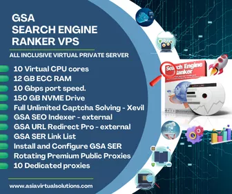 GSA Search Engine Ranker VPS (336 x 280) - 1 32 GSA Search Engine Ranker VPS is a powerful tool for optimizing website rankings and driving organic traffic. It is specially designed for SEO keyword research and analysis, allowing users to effectively improve their search
