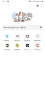 Chrome Android Home Page