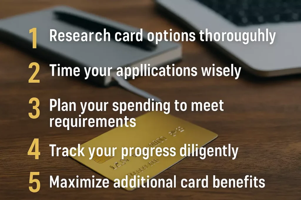 Step-by-step guide to earning maximum credit card sign-up bonuses Step-by-step guide to earning maximum credit card sign-up bonuses