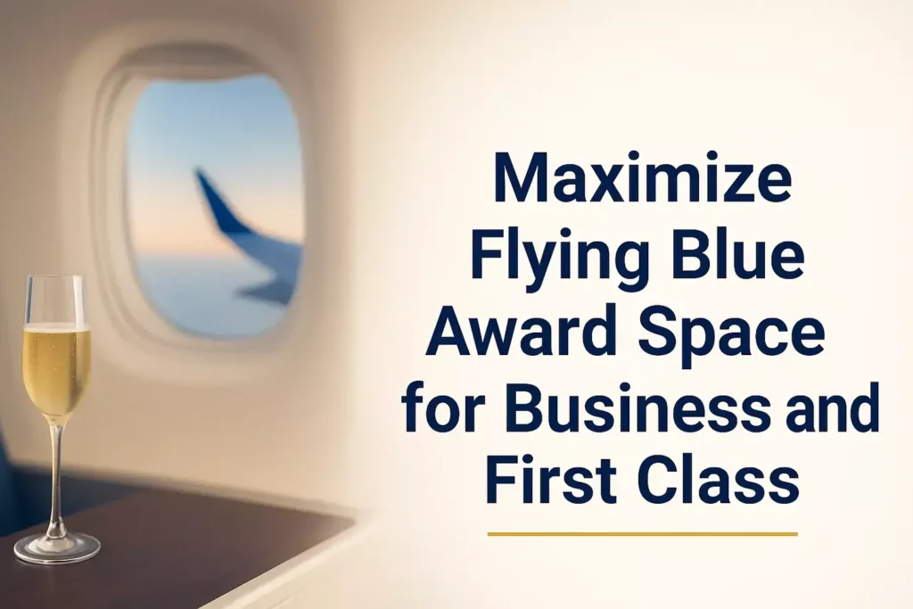 Maximize Flying Blue Award Space for Business and First Class Maximize Flying Blue Award Space for Business and First Class