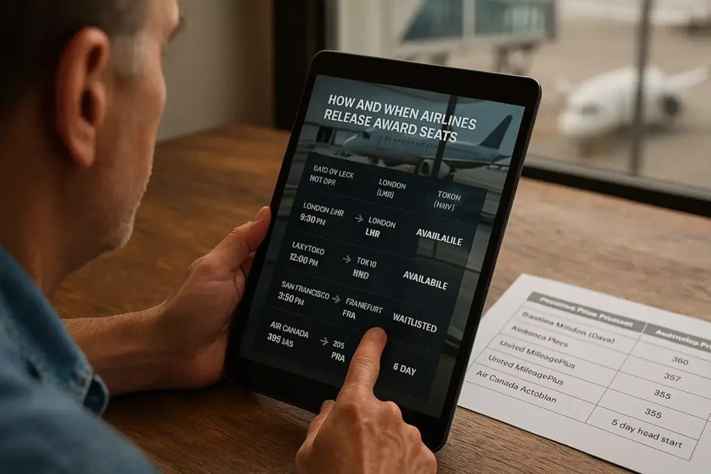 Airline Release Schedules vs. Program Booking Windows Airline Release Schedules vs. Program Booking Windows