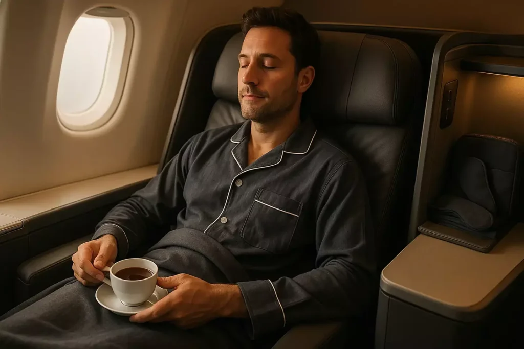 Pajamas in Business Class Pajamas in Business Class