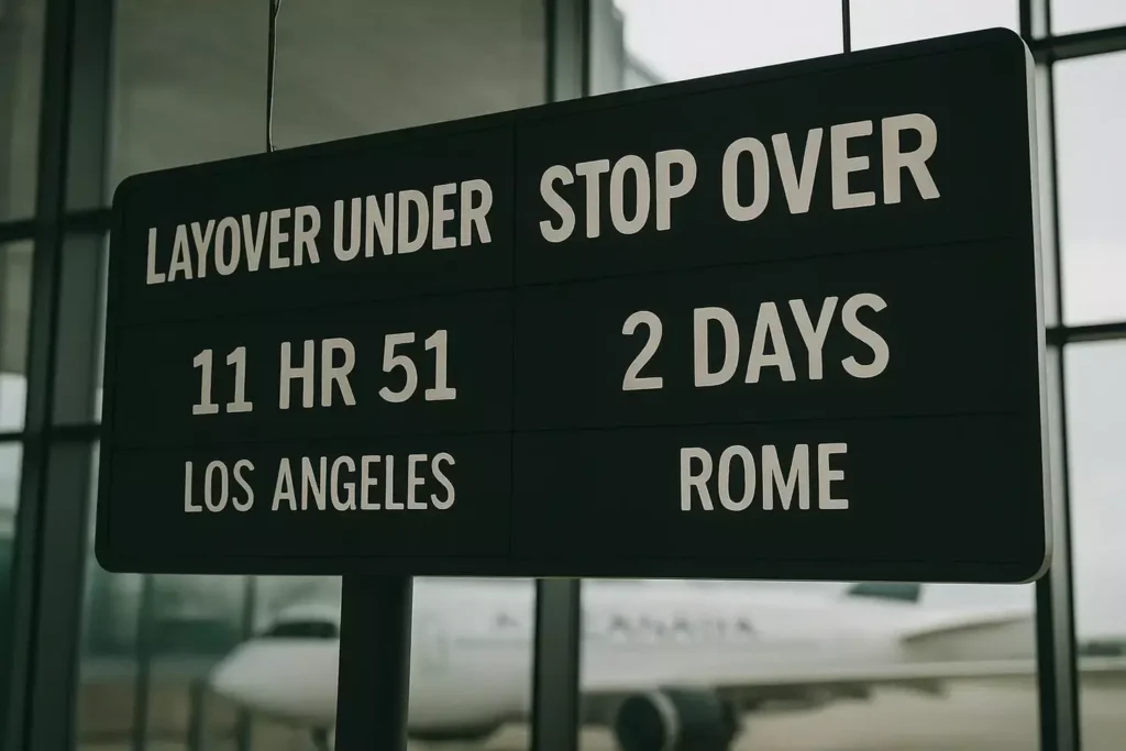 Summary of Aeroplan’s stopover rules Summary of Aeroplan’s stopover rules