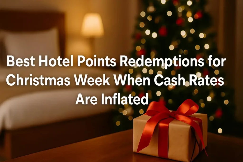 Best Hotel Points Redemptions for Christmas Week When Cash Rates Are Inflated Best Hotel Points Redemptions for Christmas Week 2025