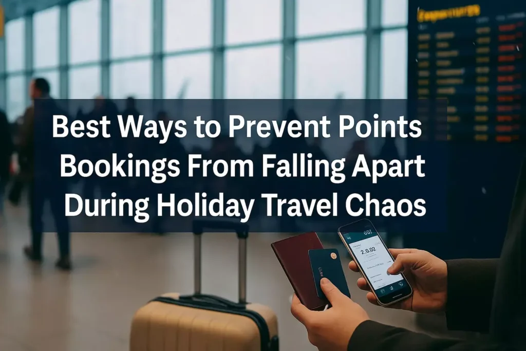 Best Ways to Prevent Points Bookings From Falling Apart During Holiday Travel Chaos Best Ways to Prevent Points Bookings From Falling Apart During Holiday Travel Chaos