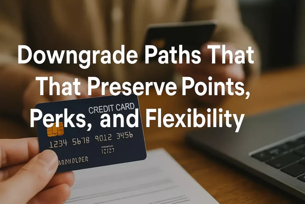 Downgrade Paths That Preserve Points, Perks, and Flexibility Downgrade Paths That Preserve Points, Perks, and Flexibility