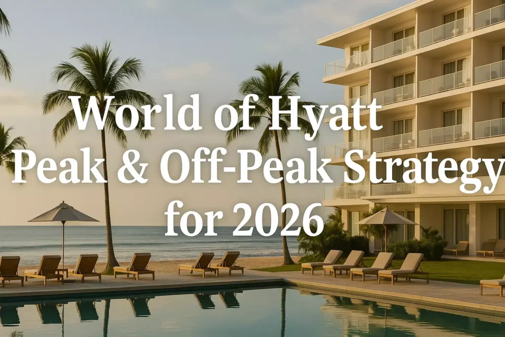 World of Hyatt Peak & Off-Peak Strategy for 2026 World of Hyatt Peak & Off-Peak Strategy for 2026