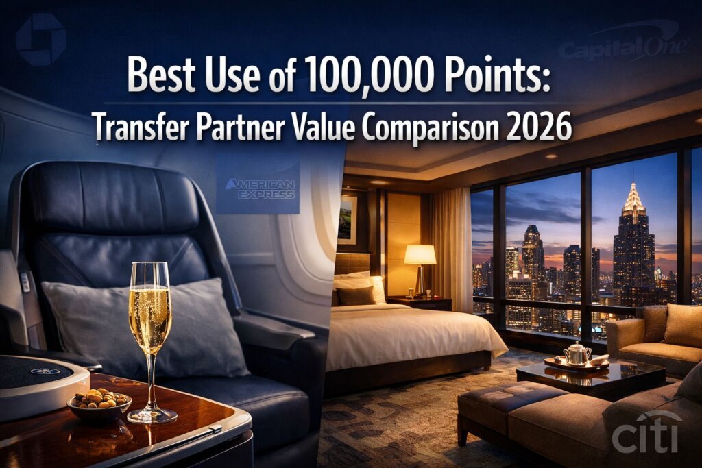 Best Use of 100,000 Points: Transfer Partner Value Comparison 2026 Best Use of 100,000 Points: Transfer Partner Value Comparison 2026