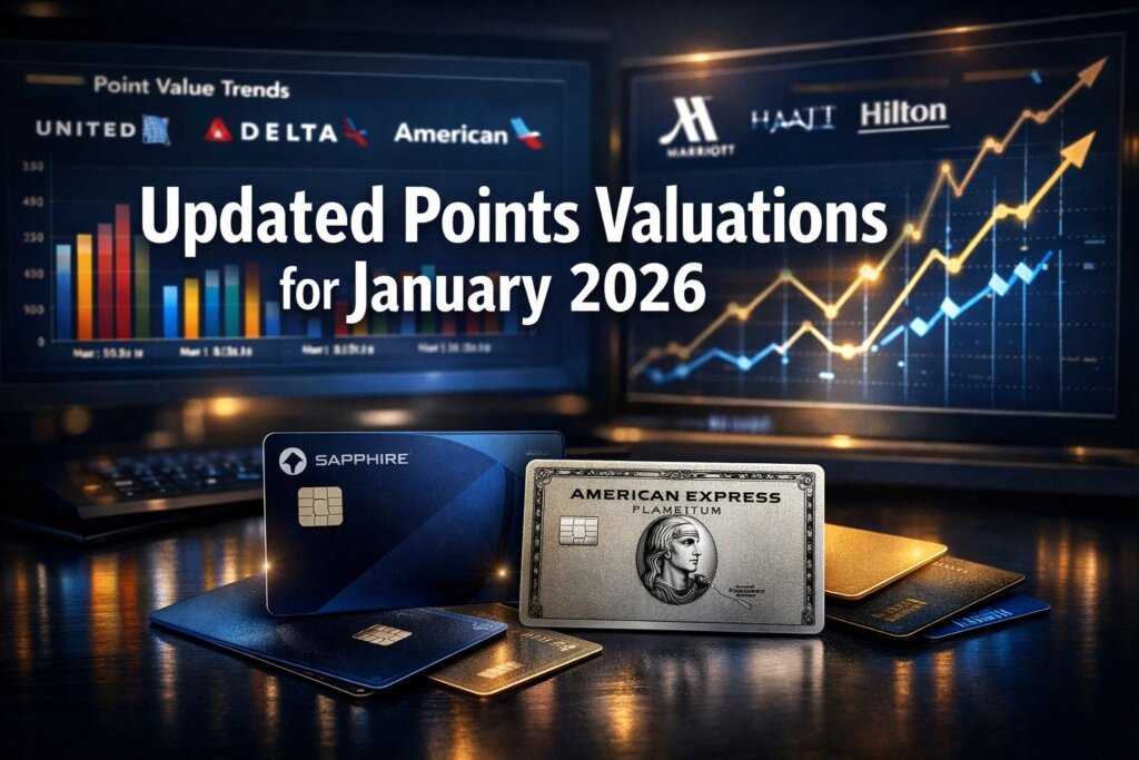 Updated Points Valuations for January 2026 Updated Points Valuations for January 2026