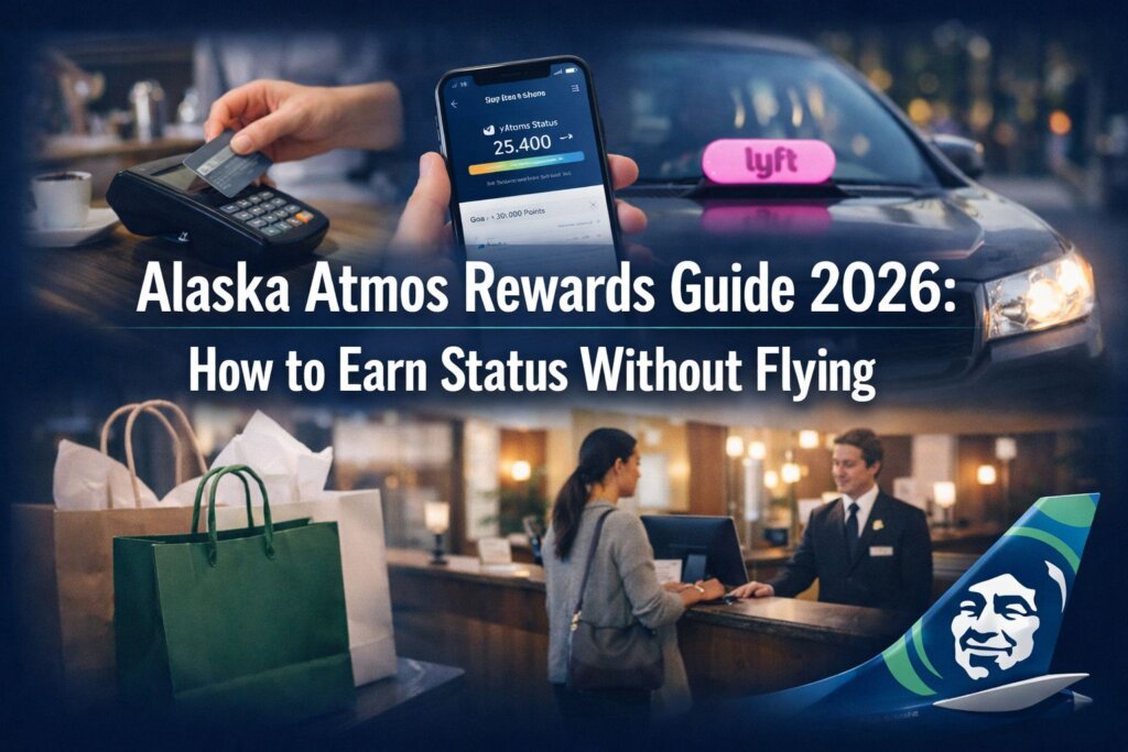Alaska Atmos Rewards Guide 2026: How to Earn Status Without Flying Alaska Atmos Rewards Guide 2026: How to Earn Status Without Flying