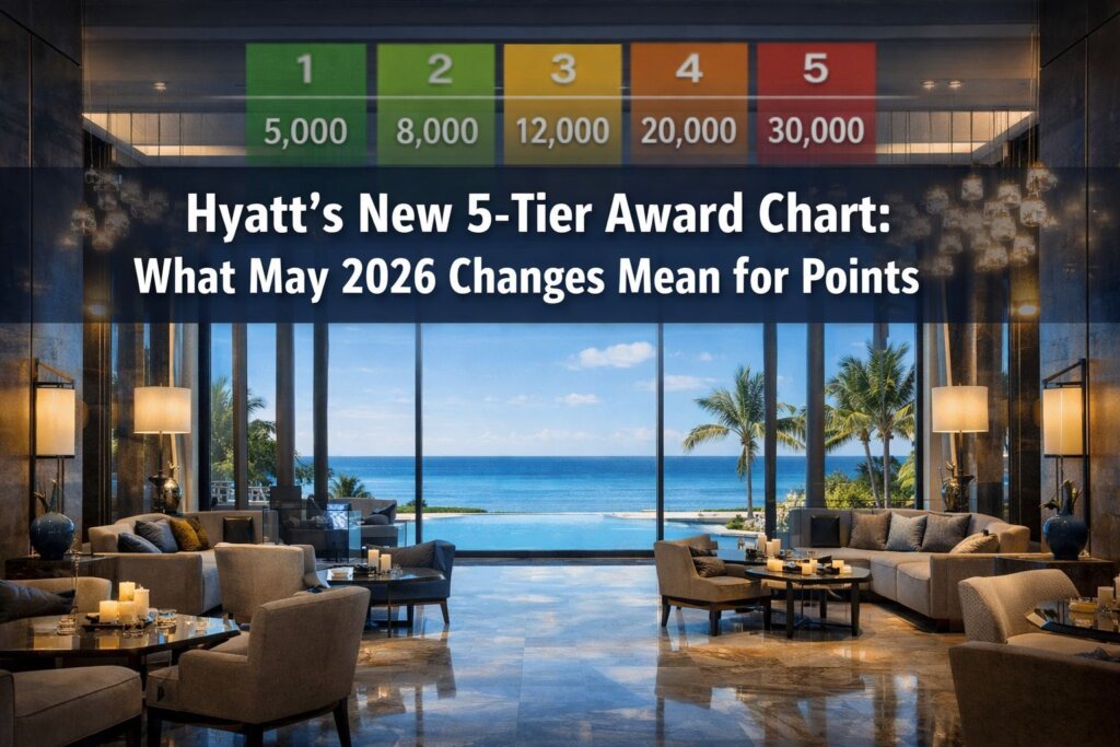 Hyatt's New 5-Tier Award Chart: What May 2026 Changes Mean for Points Hyatt's New 5-Tier Award Chart: What May 2026 Changes Mean for Points