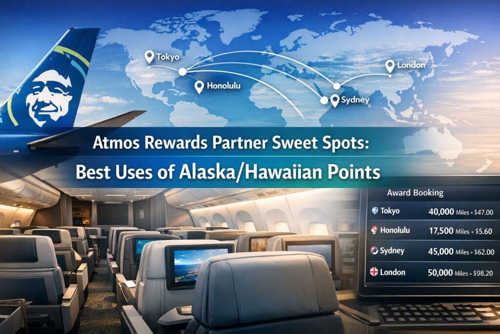 Atmos Rewards Partner Sweet Spots: Best Uses of Alaska/Hawaiian Points Atmos Rewards Partner Sweet Spots: Best Uses of Alaska/Hawaiian Points