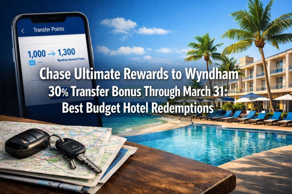 Chase Ultimate Rewards to Wyndham 30% Transfer Bonus Through March 31: Best Budget Hotel Redemptions Chase Ultimate Rewards to Wyndham 30% Transfer Bonus Through March 31: Best Budget Hotel Redemptions