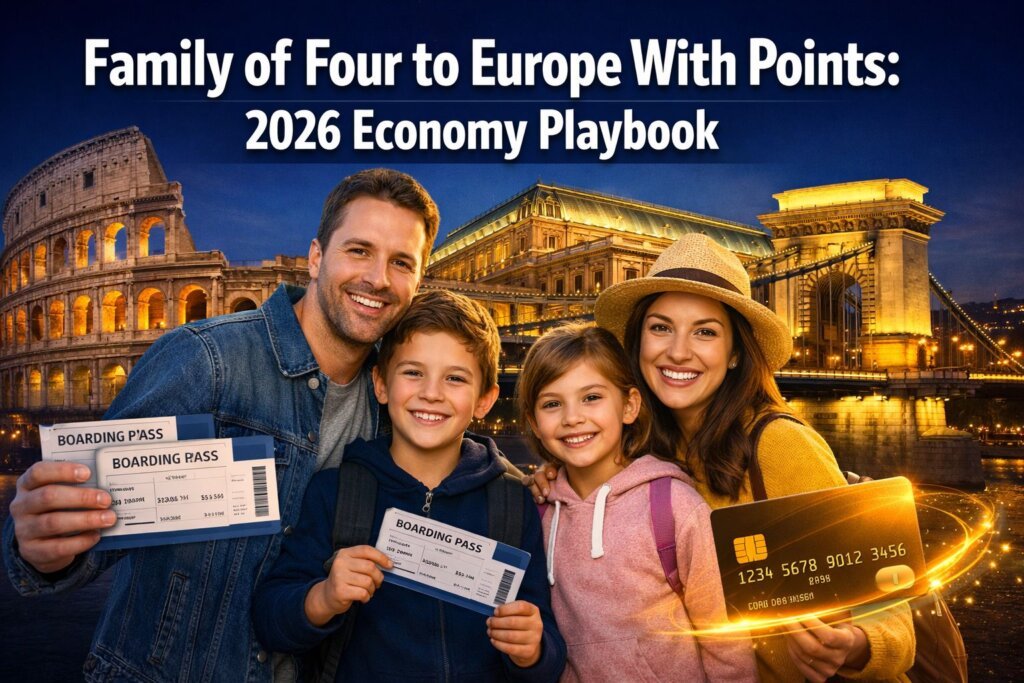 Family of Four to Europe With Points: 2026 Economy Playbook Family of Four to Europe With Points: 2026 Economy Playbook