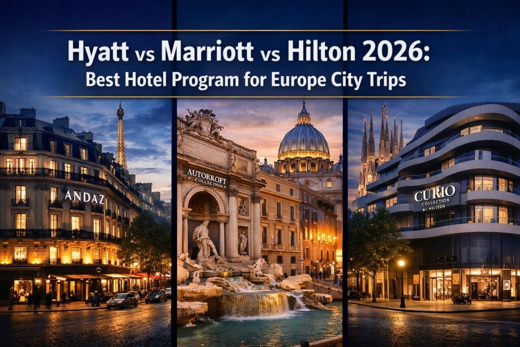 Hyatt vs Marriott vs Hilton in 2026: Best Hotel Program for Europe City Trips Hyatt vs Marriott vs Hilton in 2026: Best Hotel Program for Europe City Trips
