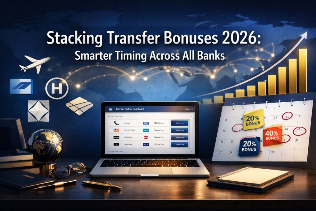 Stacking Transfer Bonuses 2026: Smarter Timing Across All Banks Stacking Transfer Bonuses 2026: Smarter Timing Across All Banks