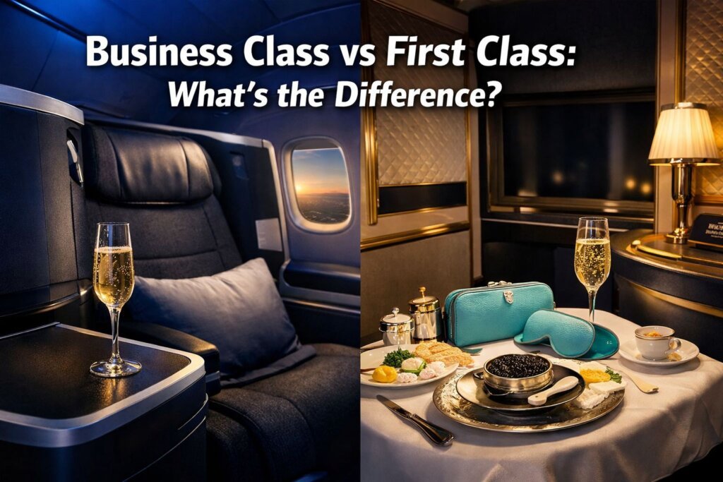 Business Class vs First Class: What's the Difference? Business Class vs First Class: What's the Difference?