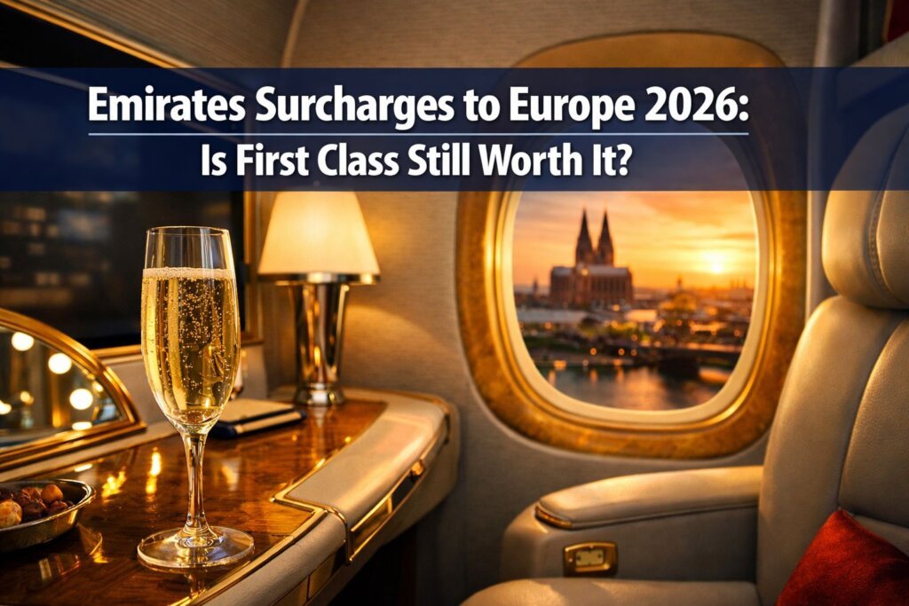 Emirates Surcharges to Europe in 2026: Is First and Business Still Worth It From the U.S.? Emirates Surcharges to Europe in 2026: Is First and Business Still Worth It From the U.S.?