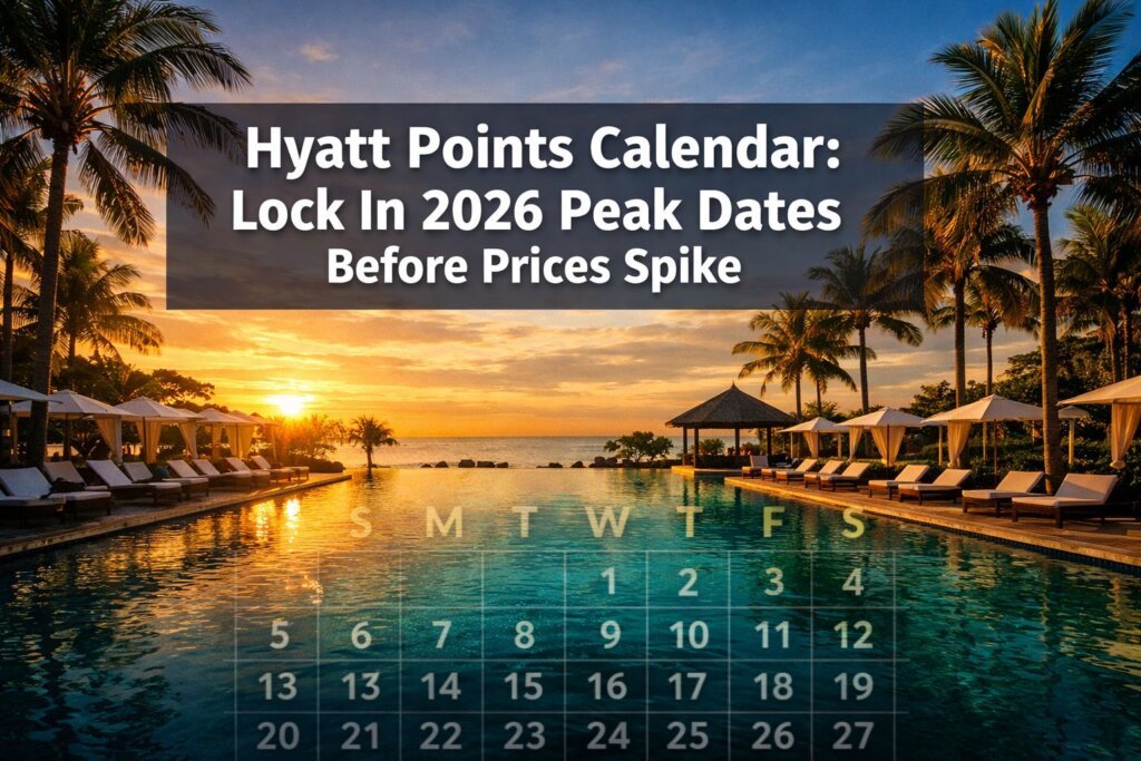 Hyatt Points Calendar and Early Booking Windows: When to Lock In 2026 Peak Dates Hyatt Points Calendar and Early Booking Windows: When to Lock In 2026 Peak Dates