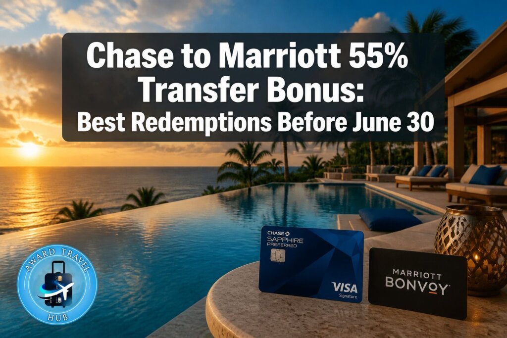 Chase to Marriott 55% Transfer Bonus: Best Redemptions to Book Before June 30, 2026 Chase to Marriott 55% Transfer Bonus: Best Redemptions to Book Before June 30, 2026