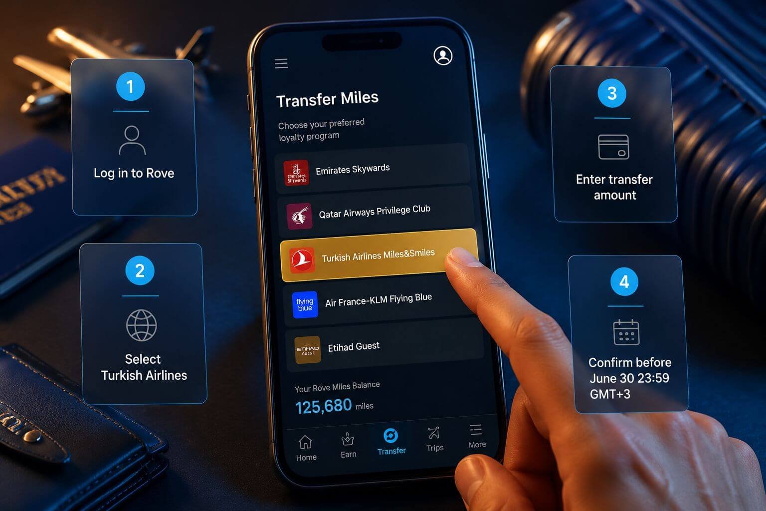 Rove Miles Turkish Airlines Transfer Bonus June 2026: Is the 50% Boost Worth It? Step-by-Step Guide to Transferring Rove Miles to Miles&Smiles Today