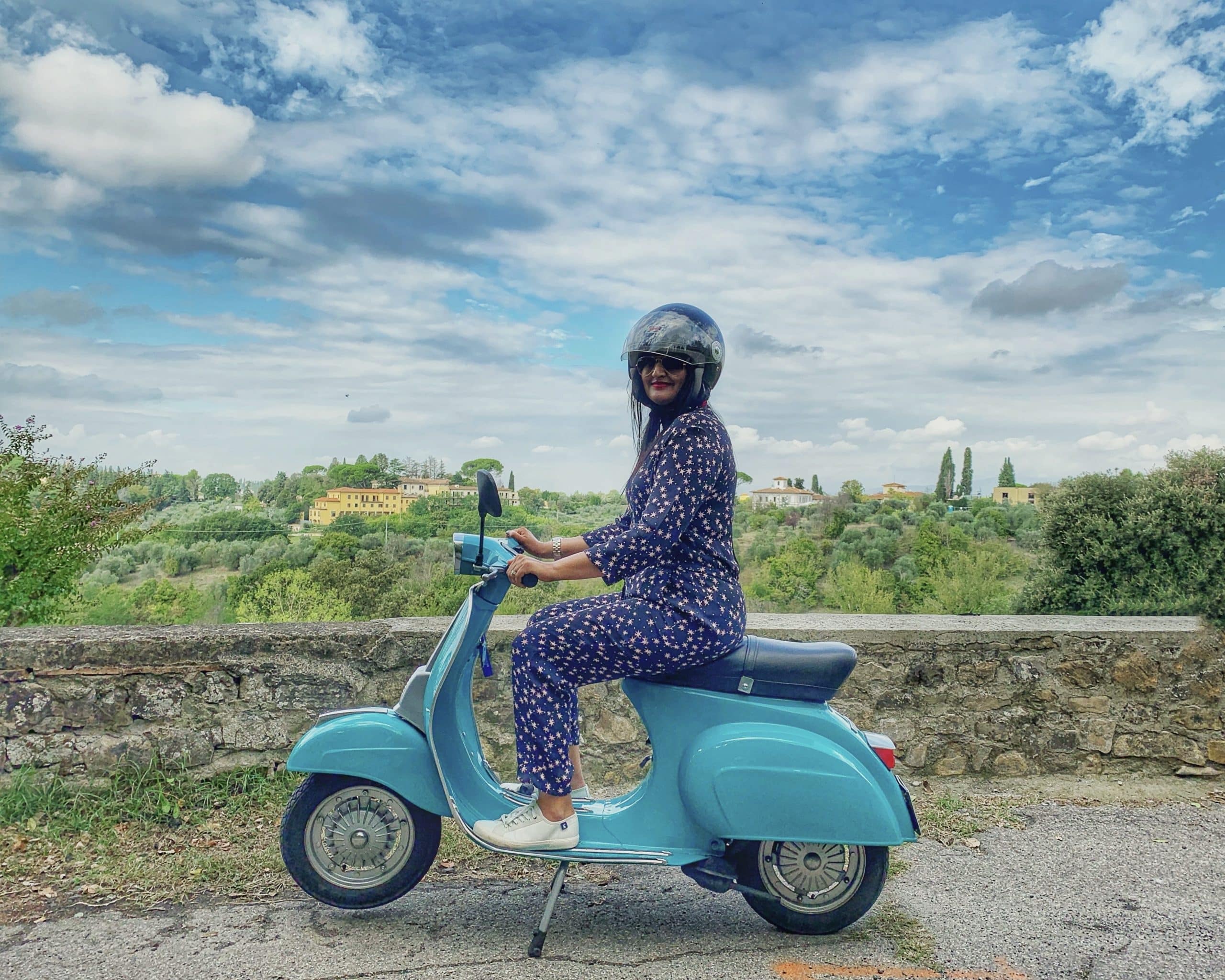 A VESPA TOUR FROM FLORENCE TO THE BEAUTIFUL CHIANTI HILLS, TUSCANY