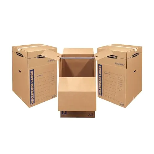 Bankers Box Tall Wardrobe Box 3 Pack 24-in x 24-in x 40-in (7711001)