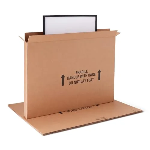 Amazon Basics TV Moving Box (3-Pack)