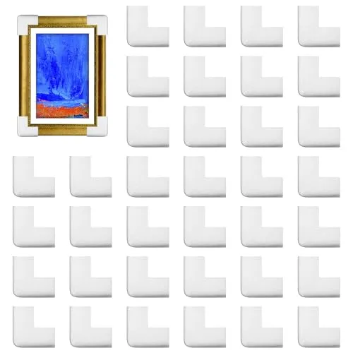 Ptwola 36Pcs Photo Frame Corner Protectors Cushioning