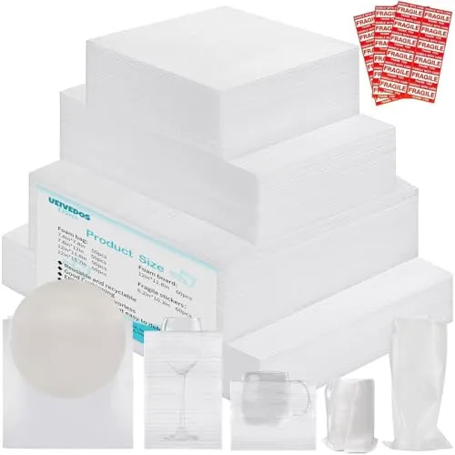 320 Pcs Moving Packaging Supplies with Foam Pouches